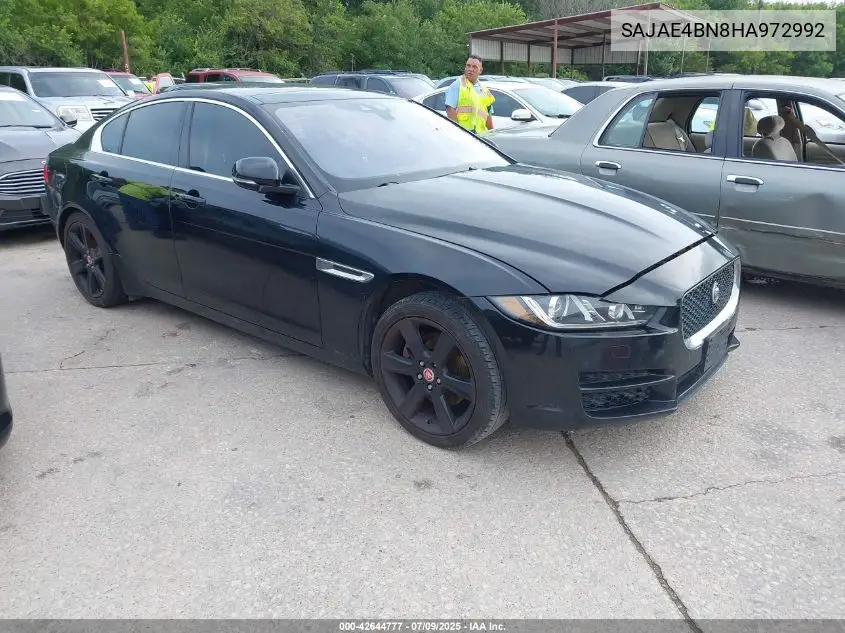 2017 Jaguar Xe 20D Prestige VIN: SAJAE4BN8HA972992 Lot: 42644777