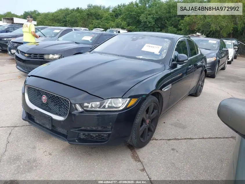 2017 Jaguar Xe 20D Prestige VIN: SAJAE4BN8HA972992 Lot: 42644777