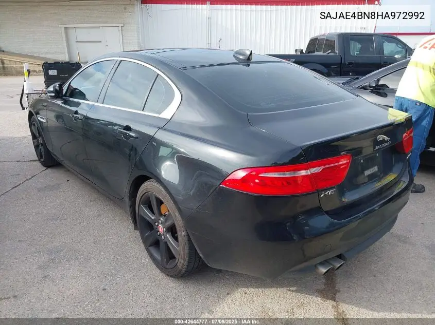 2017 Jaguar Xe 20D Prestige VIN: SAJAE4BN8HA972992 Lot: 42644777