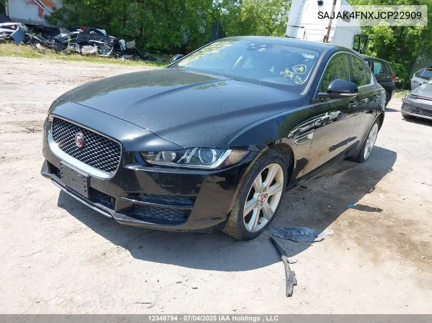 2018 Jaguar Xe Prestige VIN: SAJAK4FNXJCP22909 Lot: 12348794