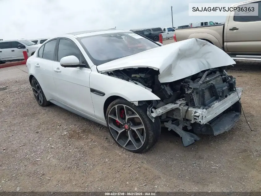 2018 Jaguar Xe S VIN: SAJAG4FV5JCP36363 Lot: 42315749