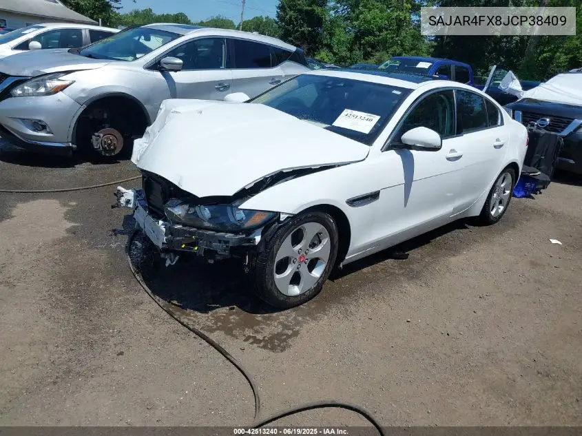 2018 Jaguar Xe 25T VIN: SAJAR4FX8JCP38409 Lot: 42513240