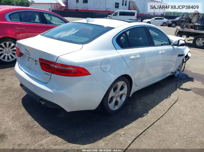 2018 Jaguar Xe 25T VIN: SAJAR4FX8JCP38409 Lot: 42513240