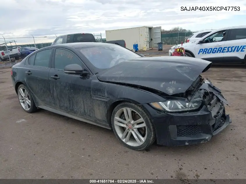 2019 Jaguar Xe 30T 300 Sport VIN: SAJAP4GX5KCP47753 Lot: 41651784