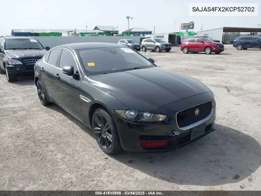2019 Jaguar Xe VIN: SAJAS4FX2KCP52702 Lot: 41817669