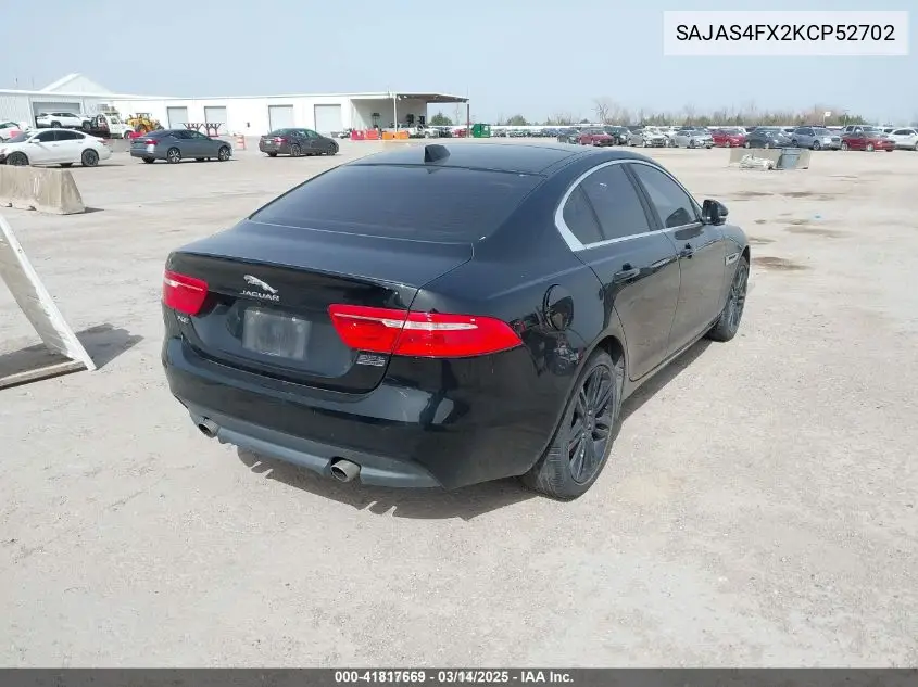 2019 Jaguar Xe VIN: SAJAS4FX2KCP52702 Lot: 41817669