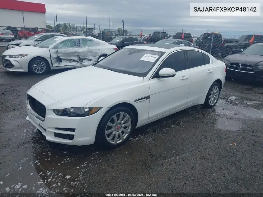 2019 Jaguar Xe 25T VIN: SAJAR4FX9KCP48142 Lot: 41932904