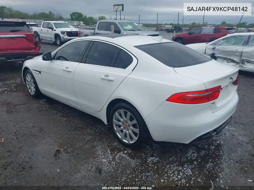 2019 Jaguar Xe 25T VIN: SAJAR4FX9KCP48142 Lot: 41932904