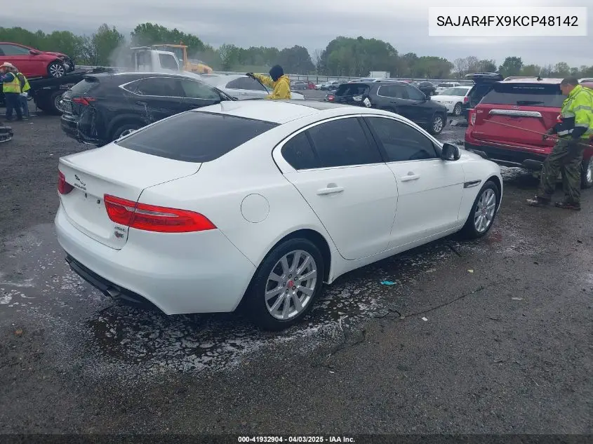 2019 Jaguar Xe 25T VIN: SAJAR4FX9KCP48142 Lot: 41932904