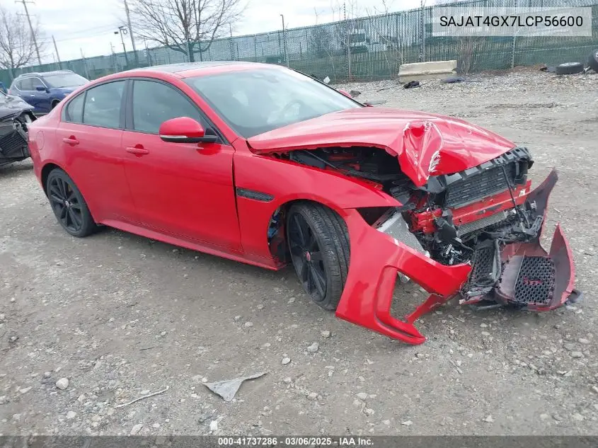 2020 Jaguar Xe R-Dynamic S Awd Automatic VIN: SAJAT4GX7LCP56600 Lot: 41737286