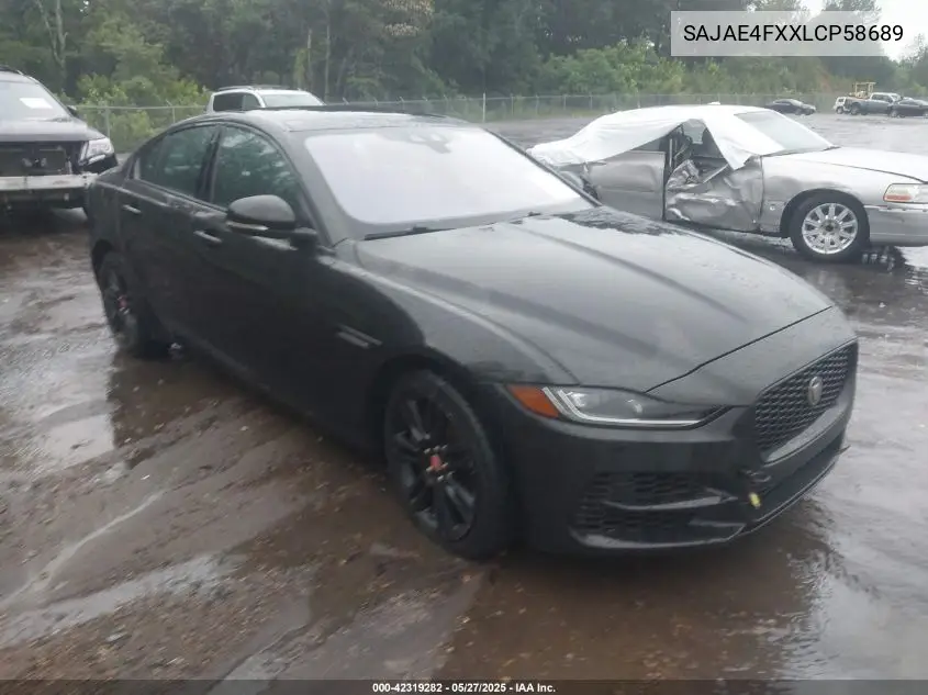 2020 Jaguar Xe S Rwd Automatic VIN: SAJAE4FXXLCP58689 Lot: 42319282