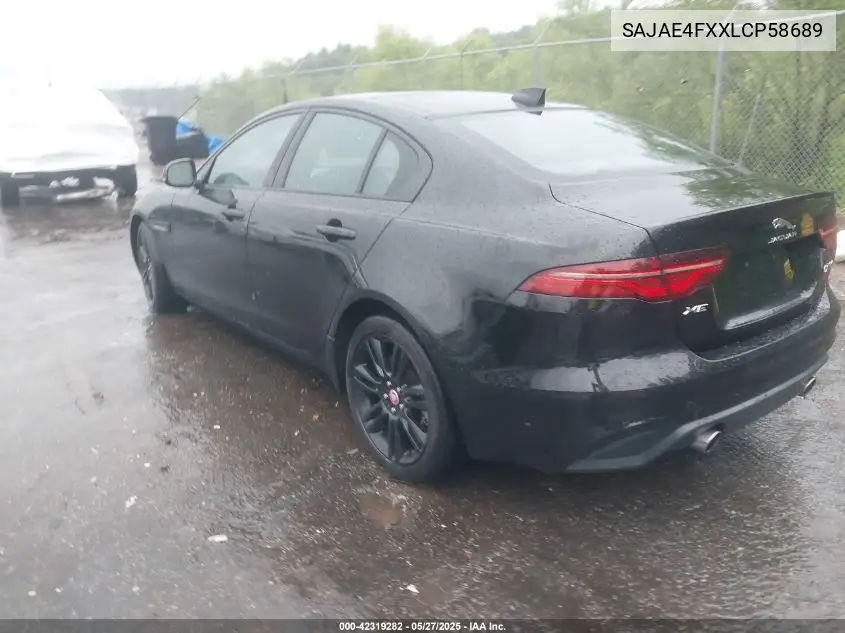2020 Jaguar Xe S Rwd Automatic VIN: SAJAE4FXXLCP58689 Lot: 42319282