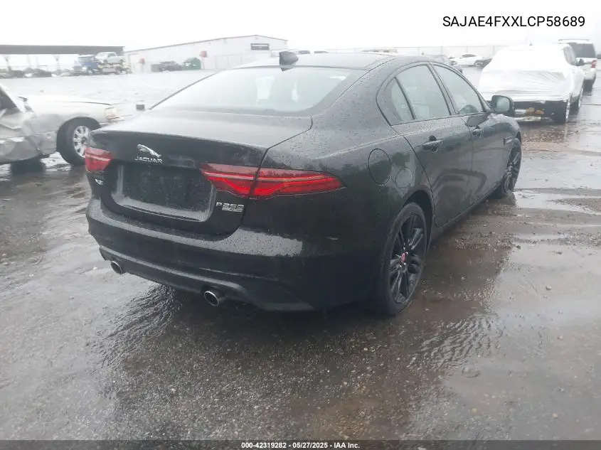 2020 Jaguar Xe S Rwd Automatic VIN: SAJAE4FXXLCP58689 Lot: 42319282