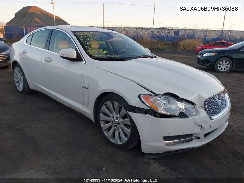 2009 Jaguar Xf VIN: SAJXA06B09HR36088 Lot: 12143999