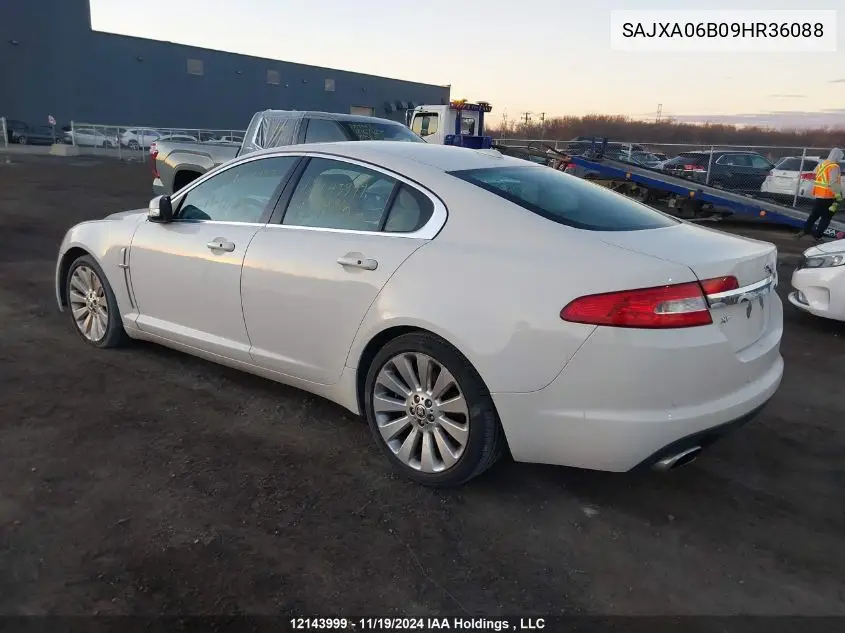 2009 Jaguar Xf VIN: SAJXA06B09HR36088 Lot: 12143999