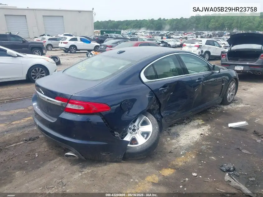2009 Jaguar Xf Luxury VIN: SAJWA05B29HR23758 Lot: 42280805