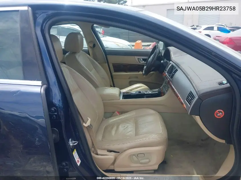 2009 Jaguar Xf Luxury VIN: SAJWA05B29HR23758 Lot: 42280805