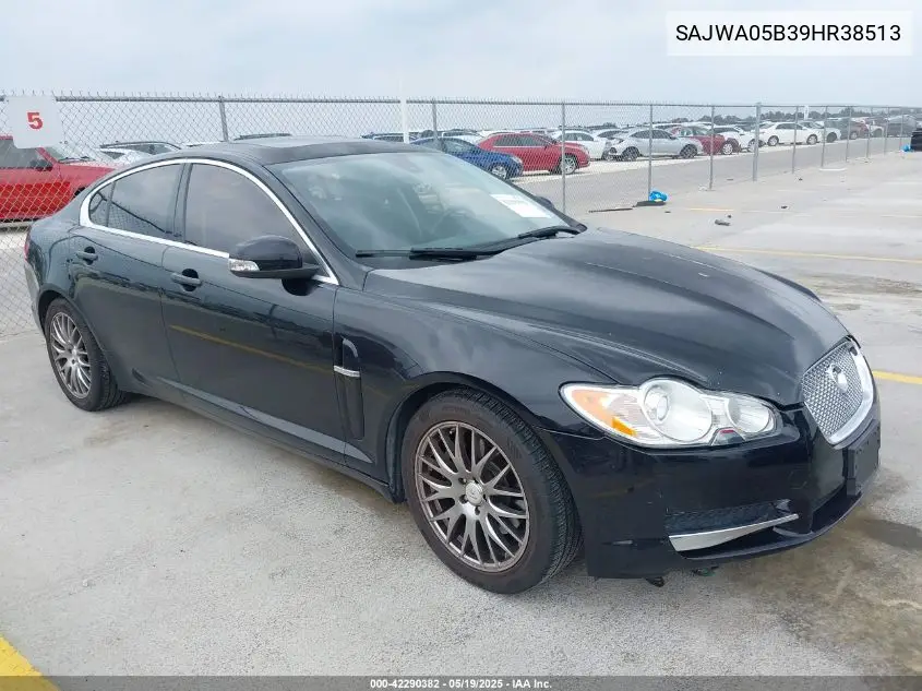 2009 Jaguar Xf Luxury VIN: SAJWA05B39HR38513 Lot: 42290382