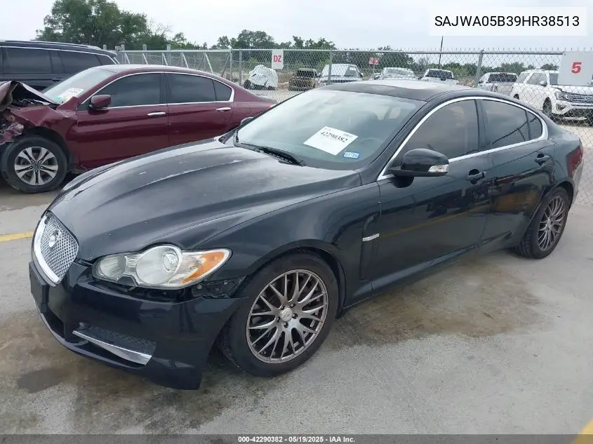 2009 Jaguar Xf Luxury VIN: SAJWA05B39HR38513 Lot: 42290382
