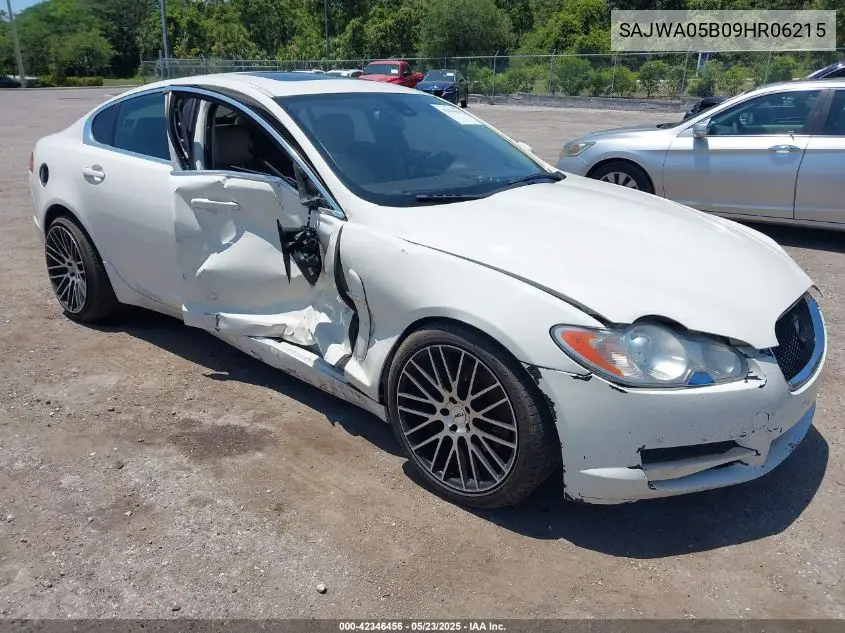 2009 Jaguar Xf Luxury VIN: SAJWA05B09HR06215 Lot: 42346456