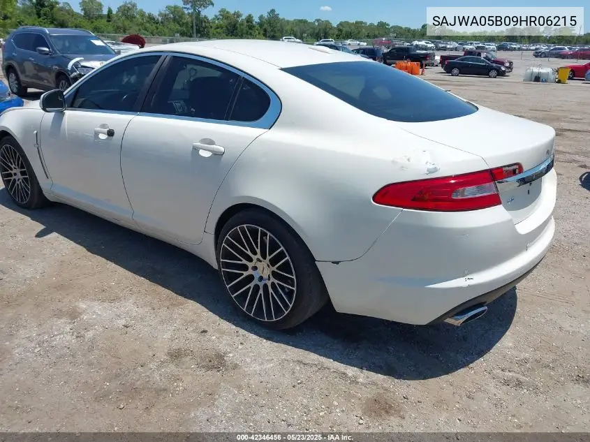 2009 Jaguar Xf Luxury VIN: SAJWA05B09HR06215 Lot: 42346456