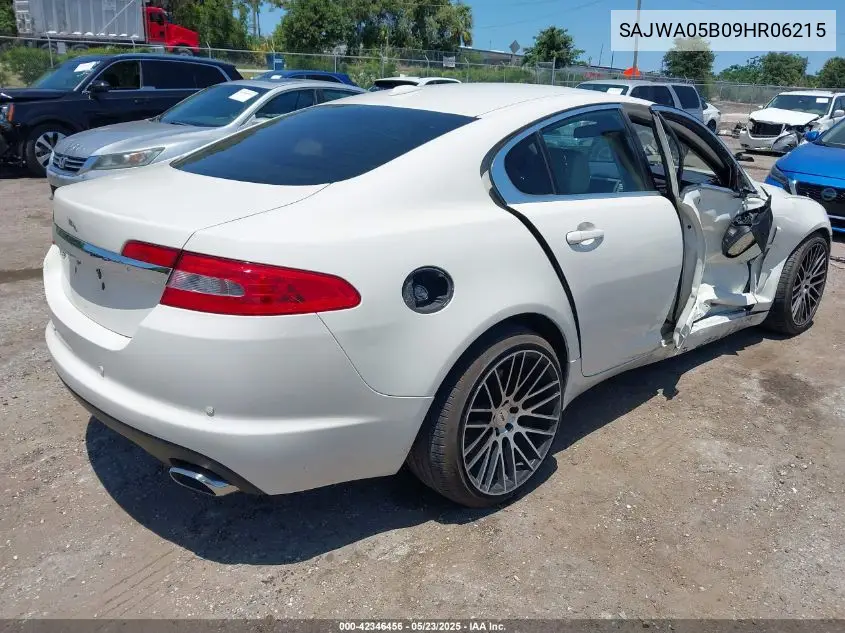 2009 Jaguar Xf Luxury VIN: SAJWA05B09HR06215 Lot: 42346456