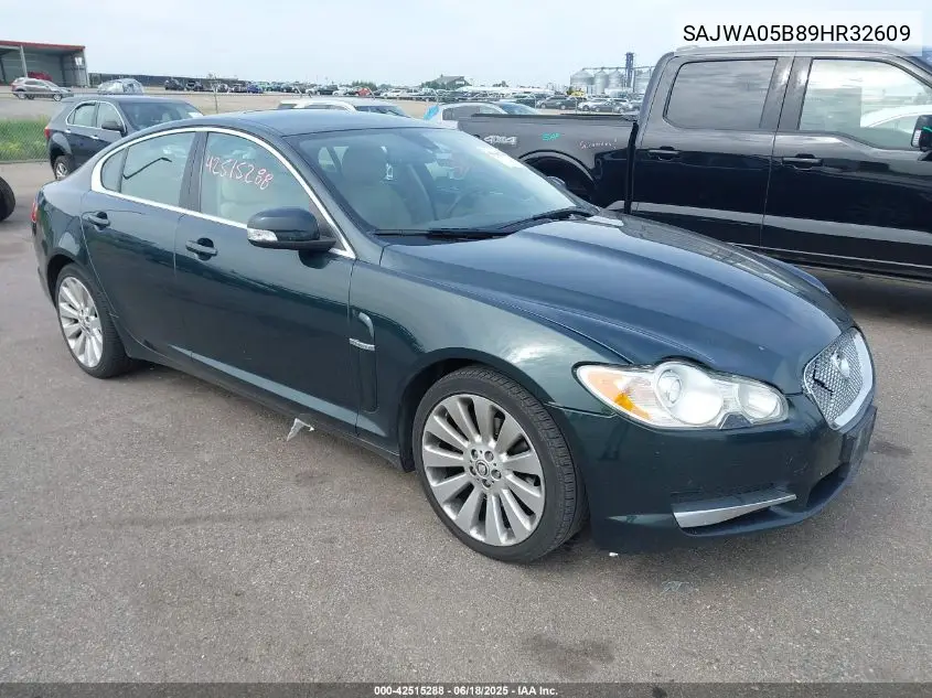 2009 Jaguar Xf Luxury VIN: SAJWA05B89HR32609 Lot: 42515288