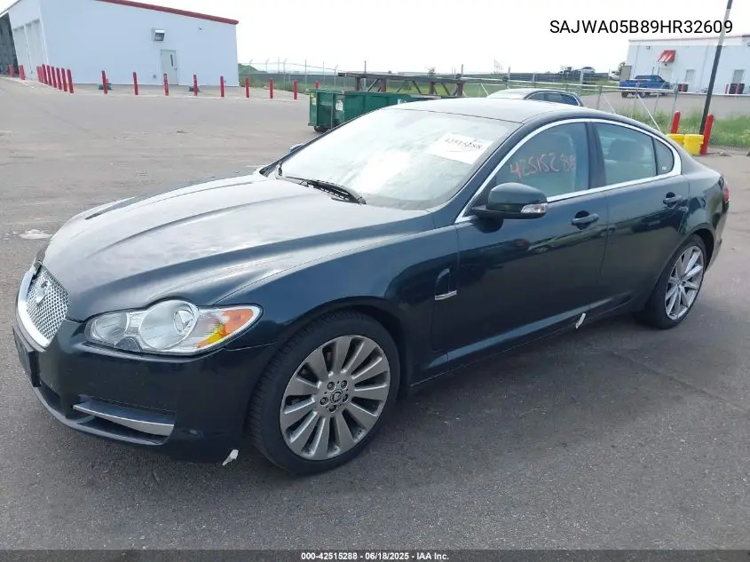 2009 Jaguar Xf Luxury VIN: SAJWA05B89HR32609 Lot: 42515288