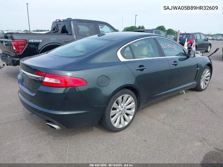 2009 Jaguar Xf Luxury VIN: SAJWA05B89HR32609 Lot: 42515288