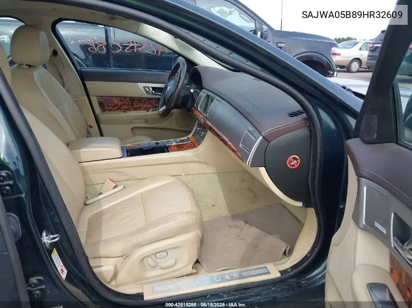 2009 Jaguar Xf Luxury VIN: SAJWA05B89HR32609 Lot: 42515288