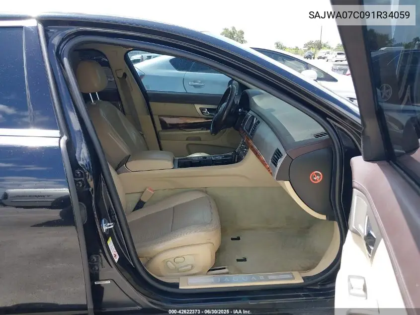 2009 Jaguar Xf Supercharged VIN: SAJWA07C091R34059 Lot: 42622373