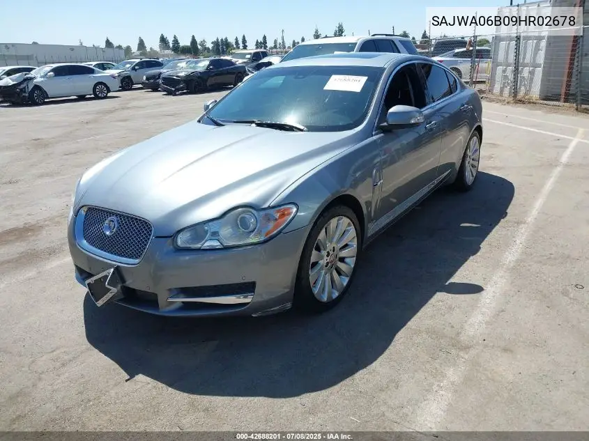 2009 Jaguar Xf Premium Luxury VIN: SAJWA06B09HR02678 Lot: 42688201