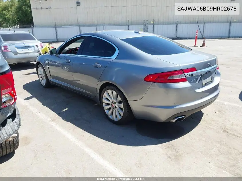 2009 Jaguar Xf Premium Luxury VIN: SAJWA06B09HR02678 Lot: 42688201
