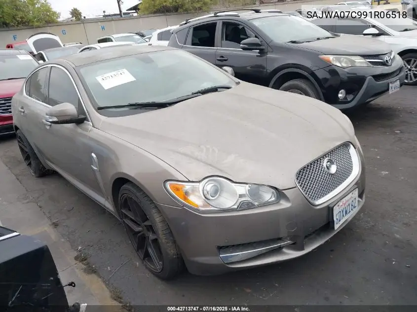 2009 Jaguar Xf Supercharged VIN: SAJWA07C991R06518 Lot: 42713747