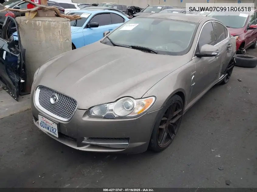 2009 Jaguar Xf Supercharged VIN: SAJWA07C991R06518 Lot: 42713747