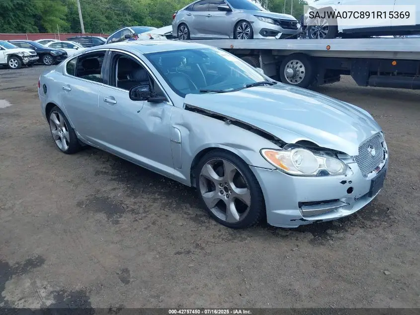 2009 Jaguar Xf Supercharged VIN: SAJWA07C891R15369 Lot: 42757450