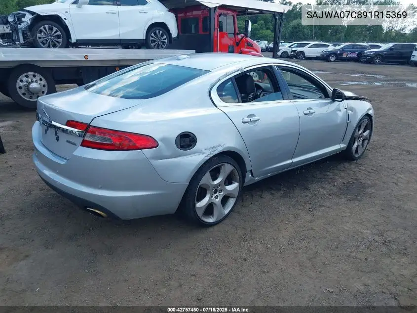 2009 Jaguar Xf Supercharged VIN: SAJWA07C891R15369 Lot: 42757450