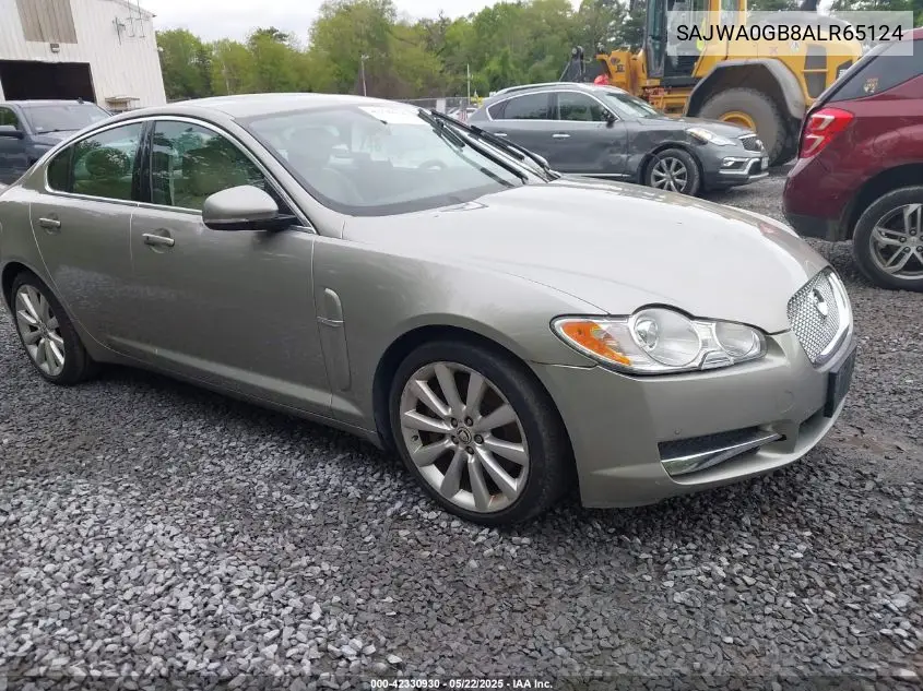 2010 Jaguar Xf Premium VIN: SAJWA0GB8ALR65124 Lot: 42330930