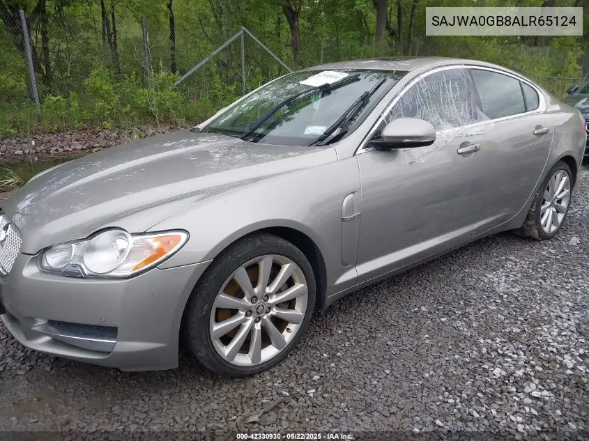 2010 Jaguar Xf Premium VIN: SAJWA0GB8ALR65124 Lot: 42330930