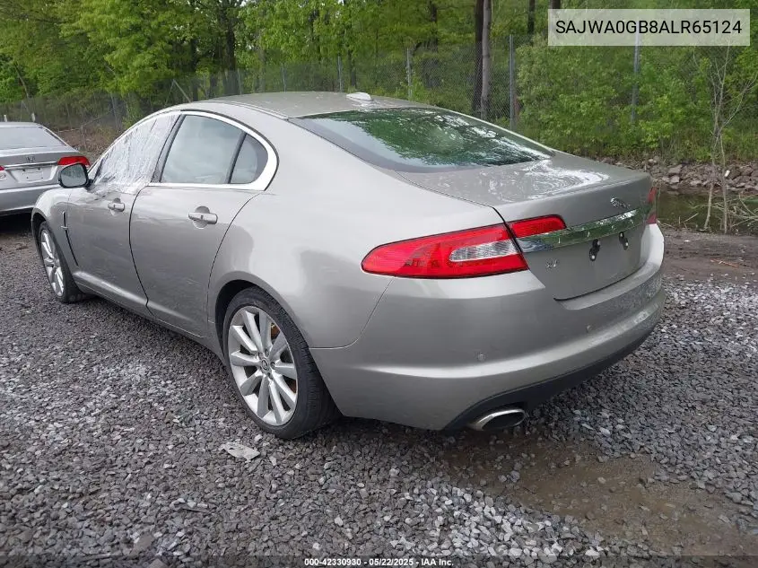 2010 Jaguar Xf Premium VIN: SAJWA0GB8ALR65124 Lot: 42330930