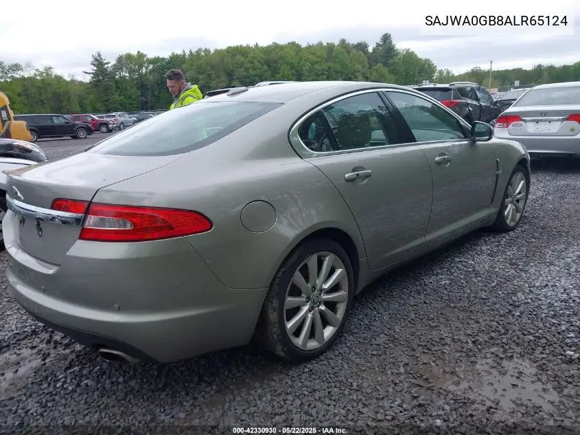 2010 Jaguar Xf Premium VIN: SAJWA0GB8ALR65124 Lot: 42330930