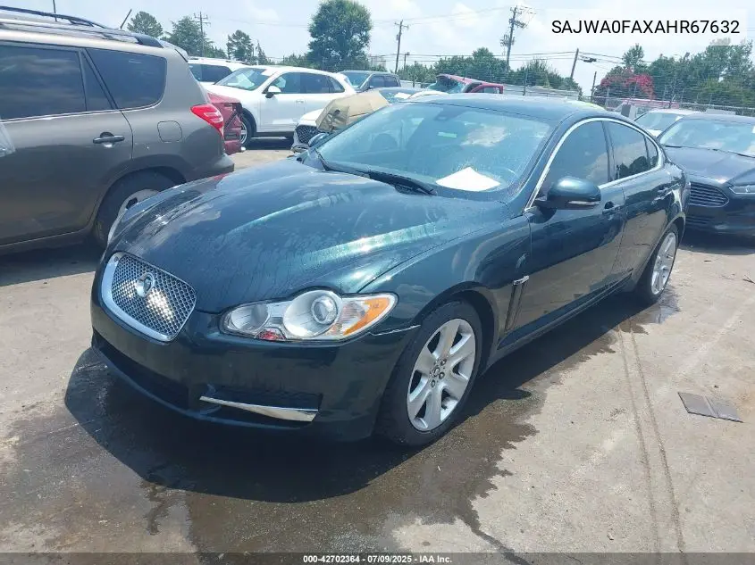 2010 Jaguar Xf VIN: SAJWA0FAXAHR67632 Lot: 42702364