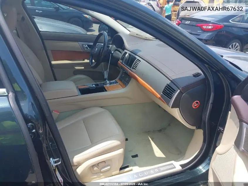 2010 Jaguar Xf VIN: SAJWA0FAXAHR67632 Lot: 42702364