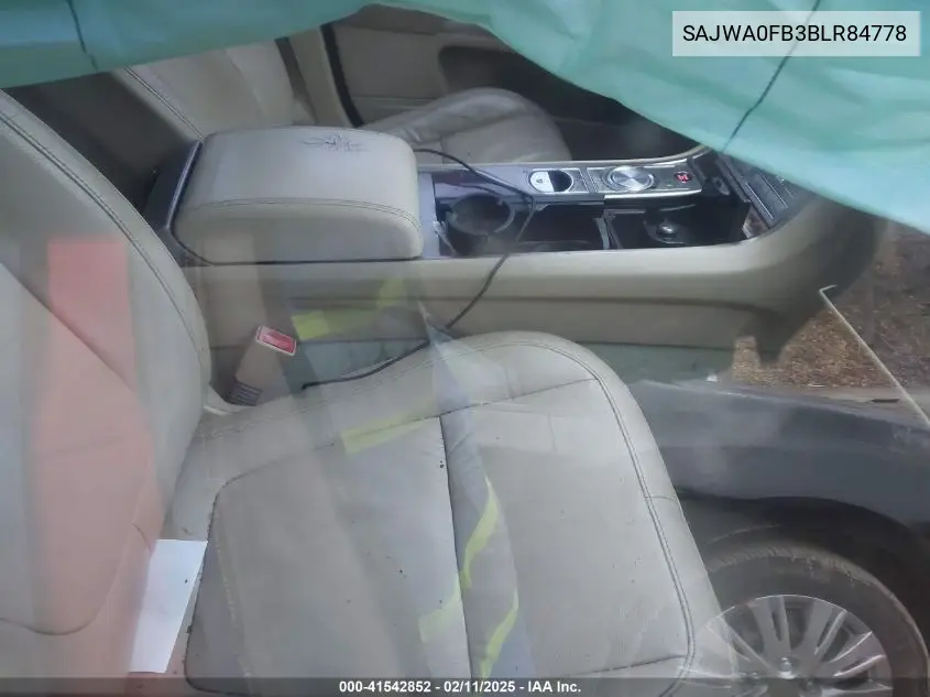 2011 Jaguar Xf VIN: SAJWA0FB3BLR84778 Lot: 41542852
