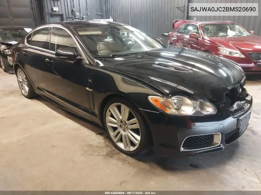 2011 Jaguar Xf Xfr VIN: SAJWA0JC2BMS20690 Lot: 42504004