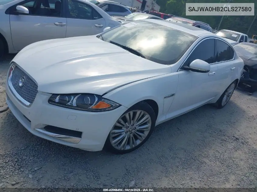 2012 Jaguar Xf Portfolio VIN: SAJWA0HB2CLS27580 Lot: 42066494