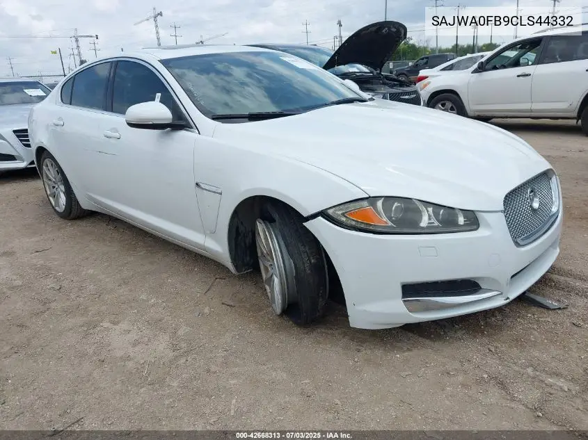 2012 Jaguar Xf VIN: SAJWA0FB9CLS44332 Lot: 42668313