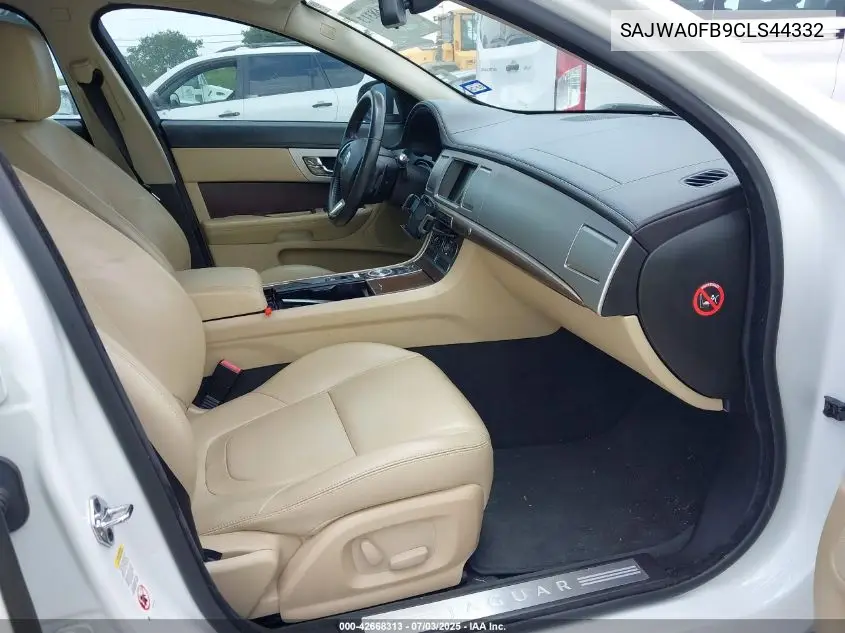 2012 Jaguar Xf VIN: SAJWA0FB9CLS44332 Lot: 42668313