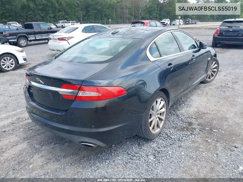 2012 Jaguar Xf VIN: SAJWA0FB5CLS55019 Lot: 42681382