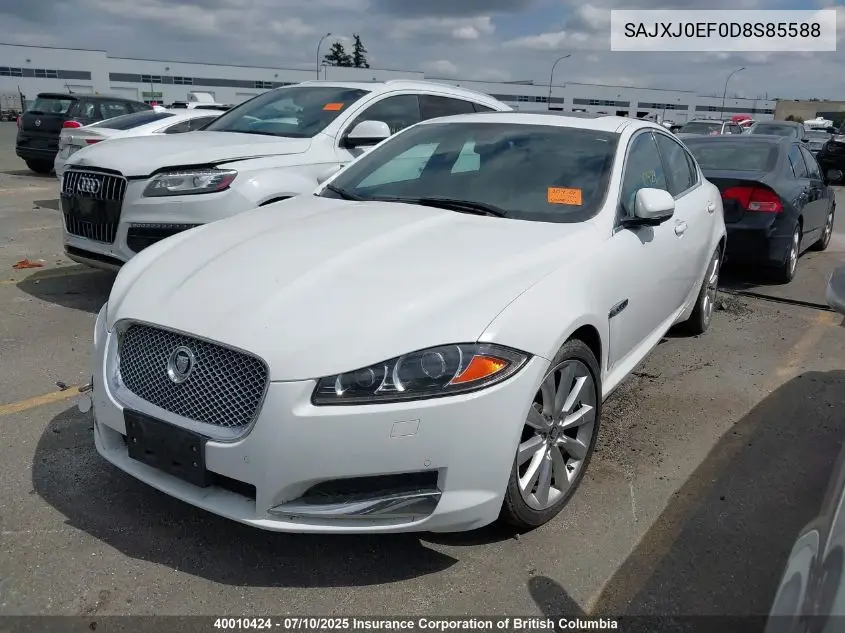 sajxj0ef0d8s85588 SAJXJ0EF0D8S85588 2013 Jaguar Xf